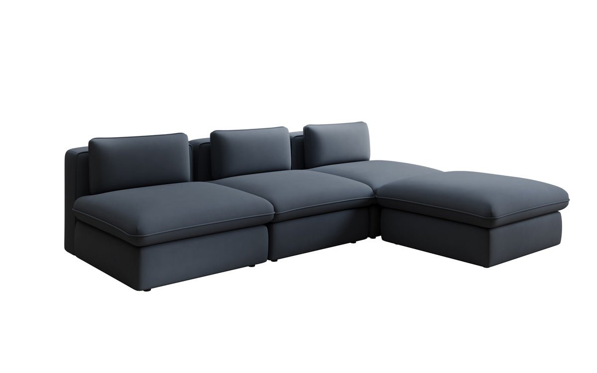 Designer L Sofa Kram i Stof