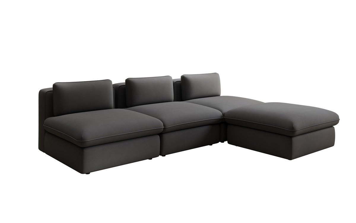 Designer L Sofa Kram i Stof