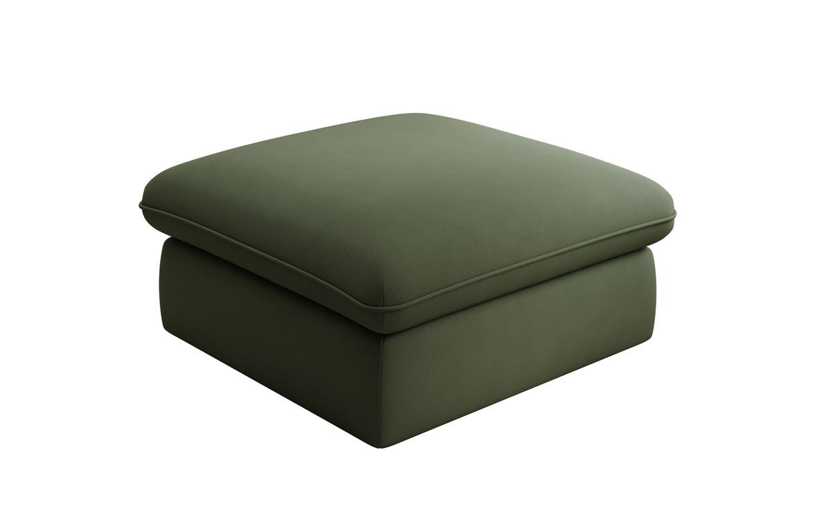 Beistellhocker Cuddle in Stoff 90x90cm