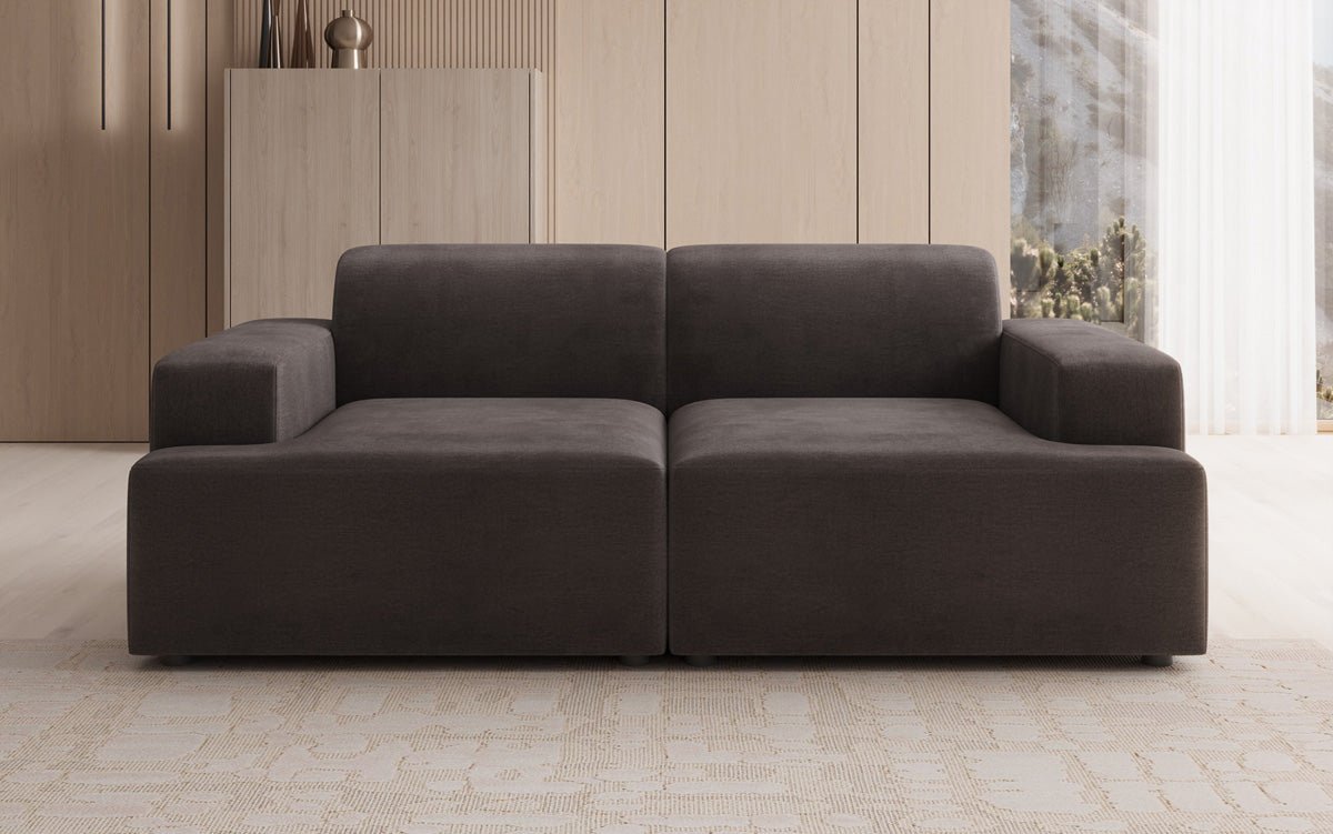 Designer 2-personers sofa Monza i Velour