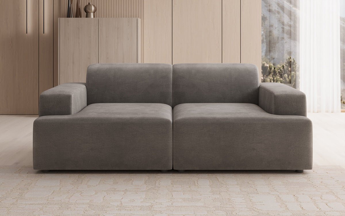Designer 2-personers sofa Monza i Velour