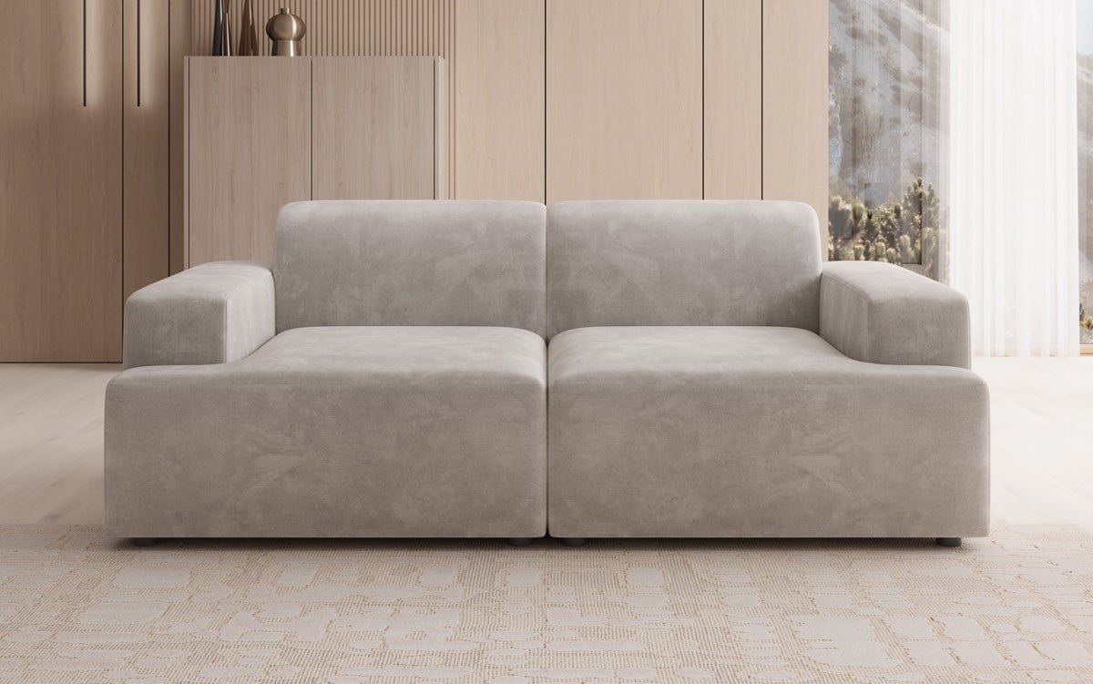 Designer 2-personers sofa Monza i Velour
