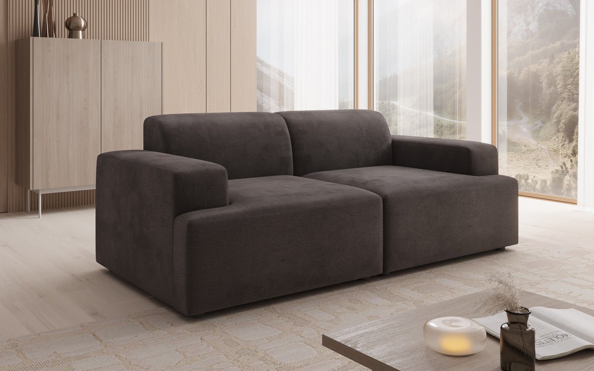 Designer 2-personers sofa Monza i Velour