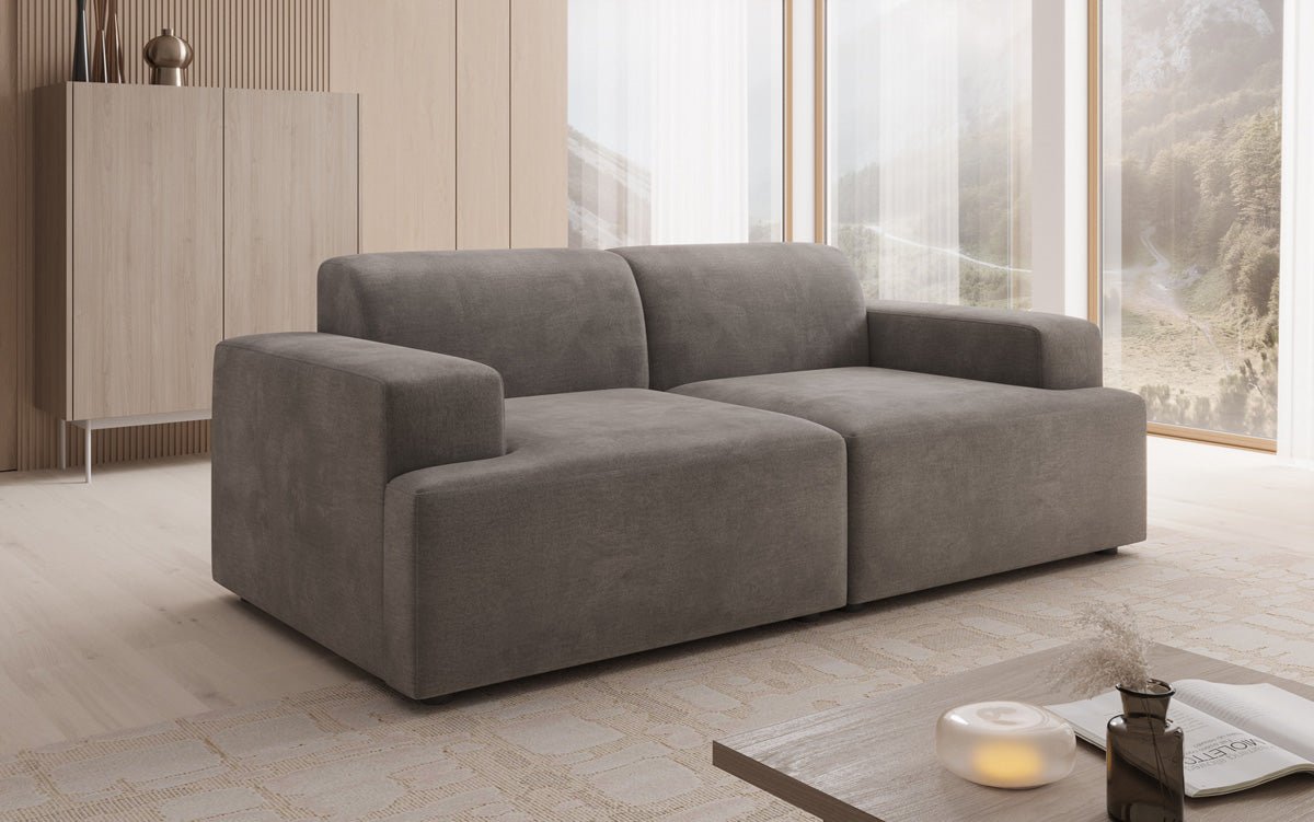 Designer 2-personers sofa Monza i Velour