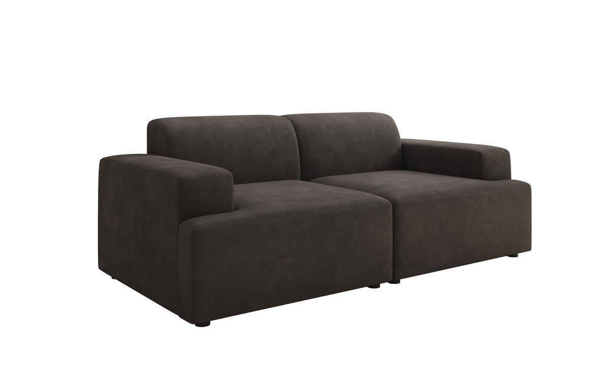 Designer 2-personers sofa Monza i Velour