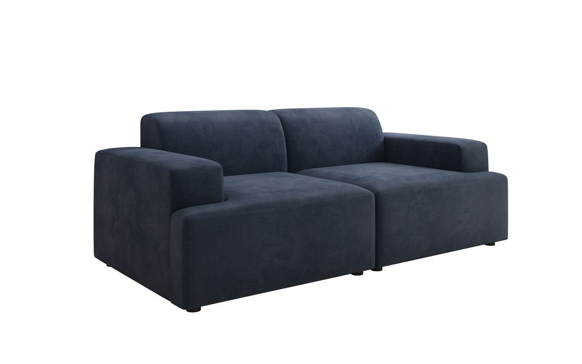 Designer 2-personers sofa Monza i Velour