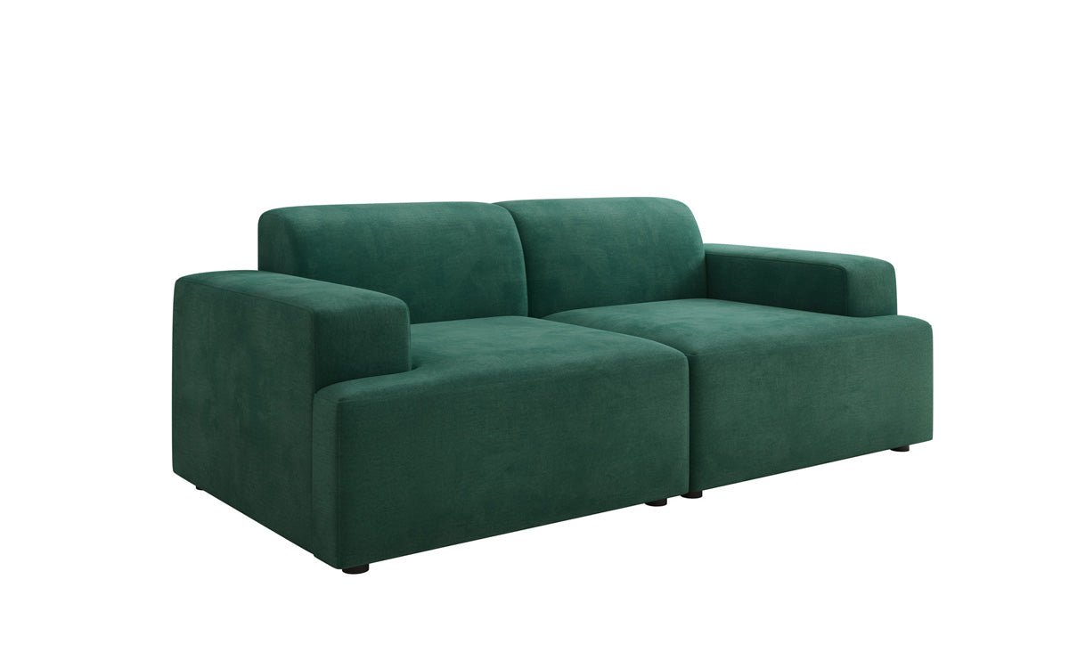 Designer 2-personers sofa Monza i Velour