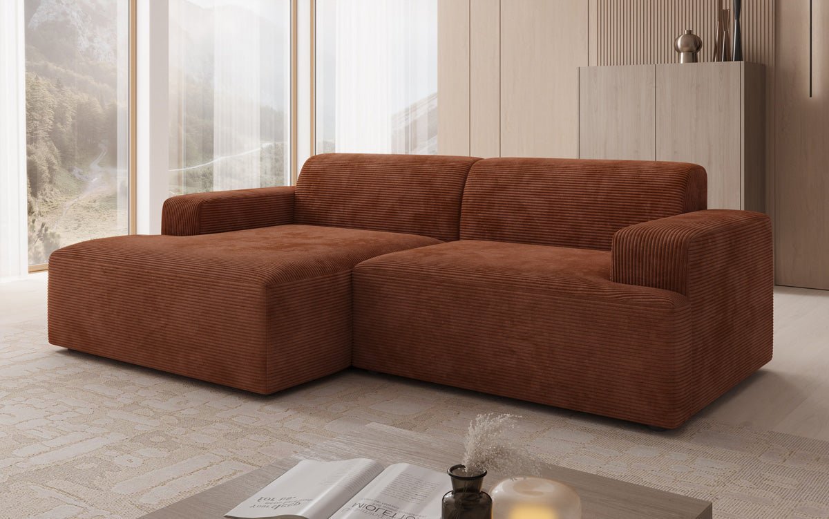 Designer Sofa Monza L i Cordfløjl