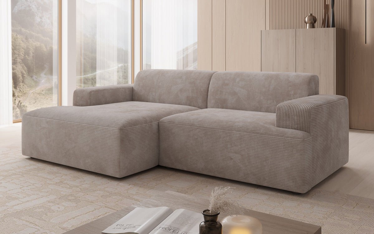 Designer Sofa Monza L i Cordfløjl