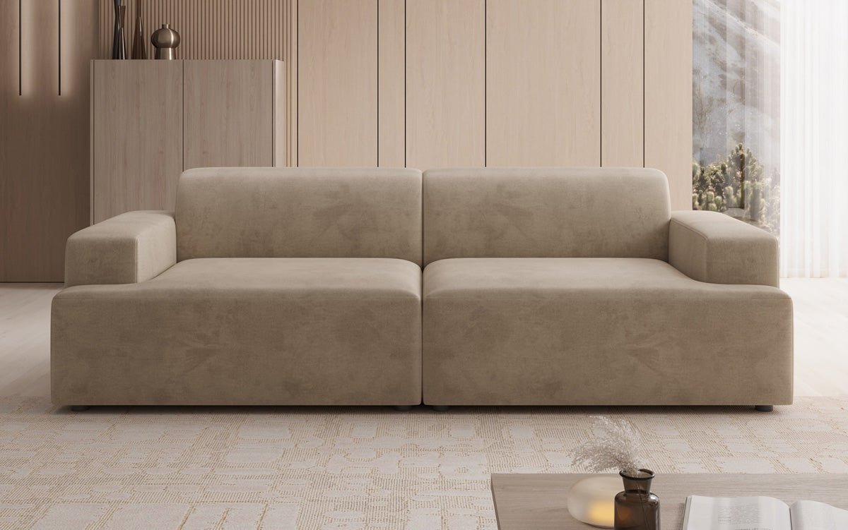 Designer 3-personers sofa Monza i Velour