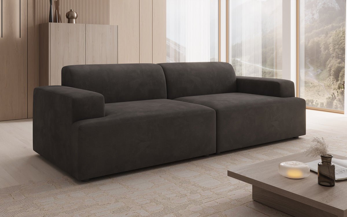 Designer 3-personers sofa Monza i Velour