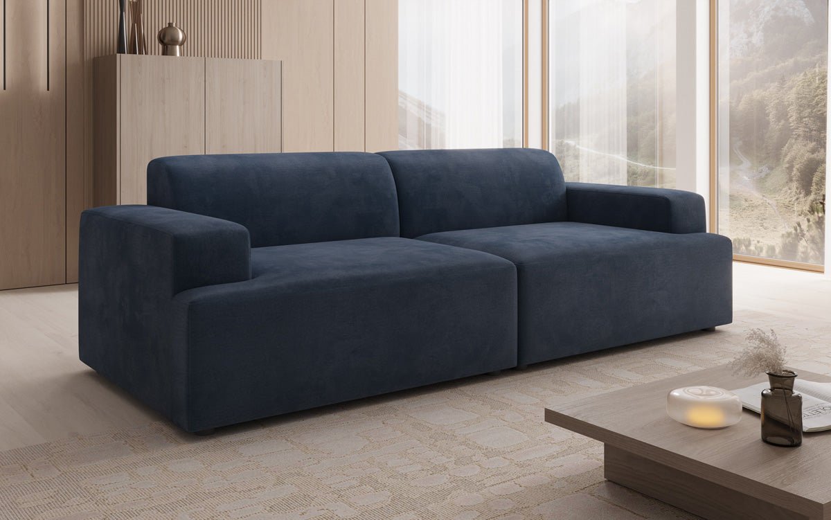 Designer 3-personers sofa Monza i Velour
