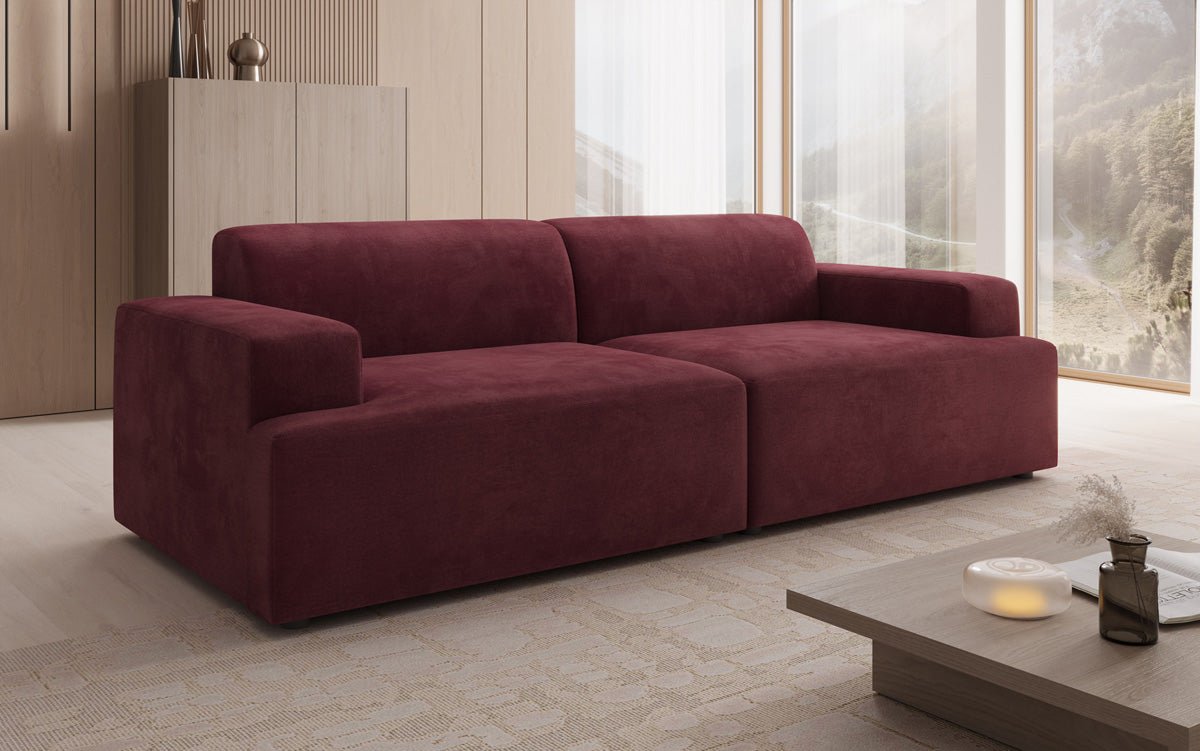 Designer 3-personers sofa Monza i Velour
