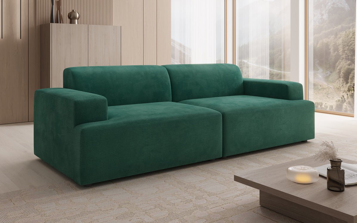 Designer 3-personers sofa Monza i Velour