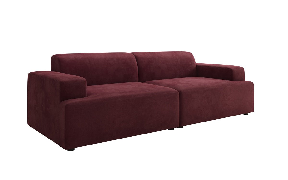 Designer 3-personers sofa Monza i Velour