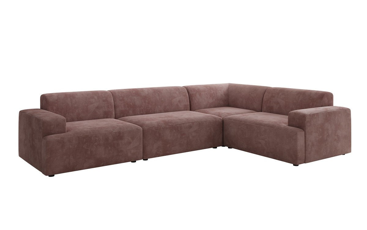 Designer Sofa Monza Wohnlandschaft L i Cordfløjl