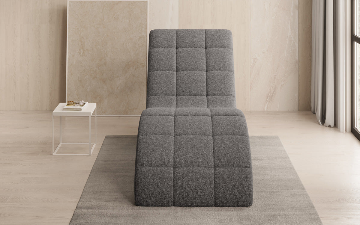 Designer afslapningsstol Nela i Bouclé