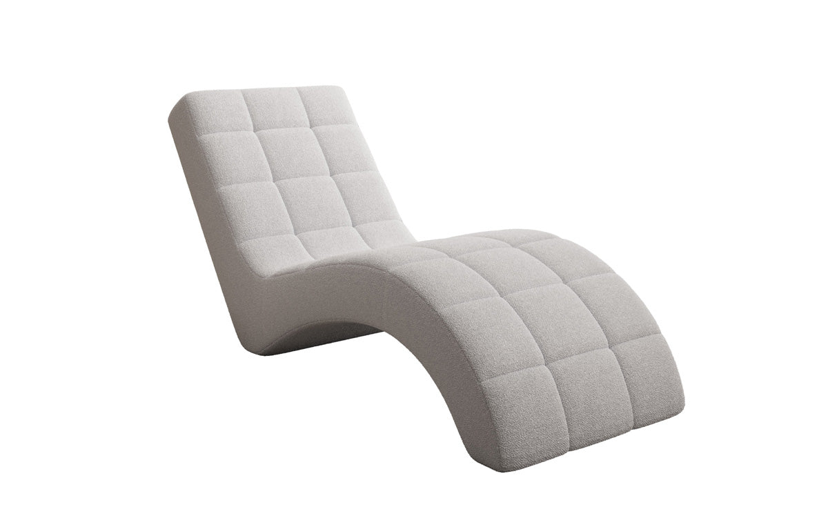 Designer afslapningsstol Nela i Bouclé