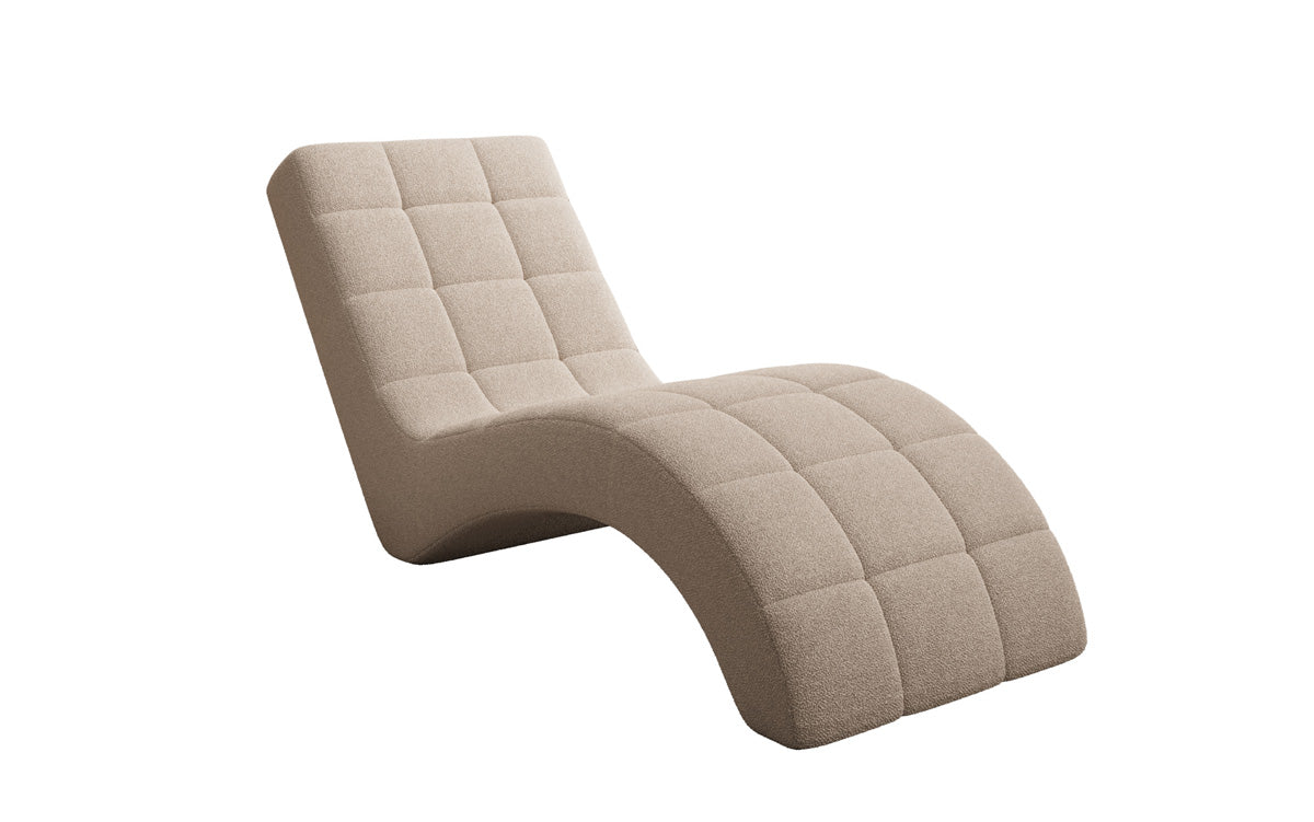 Designer afslapningsstol Nela i Bouclé