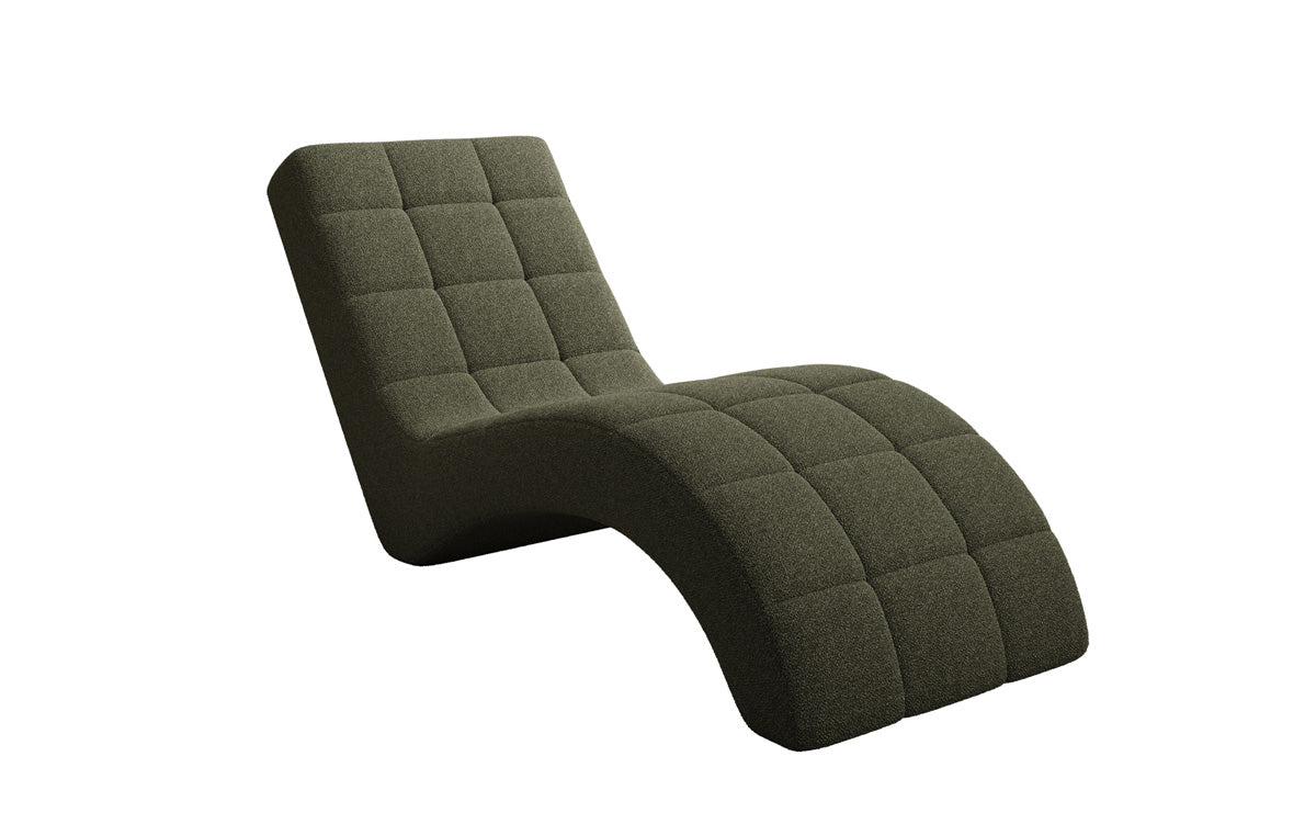 Designer afslapningsstol Nela i Bouclé