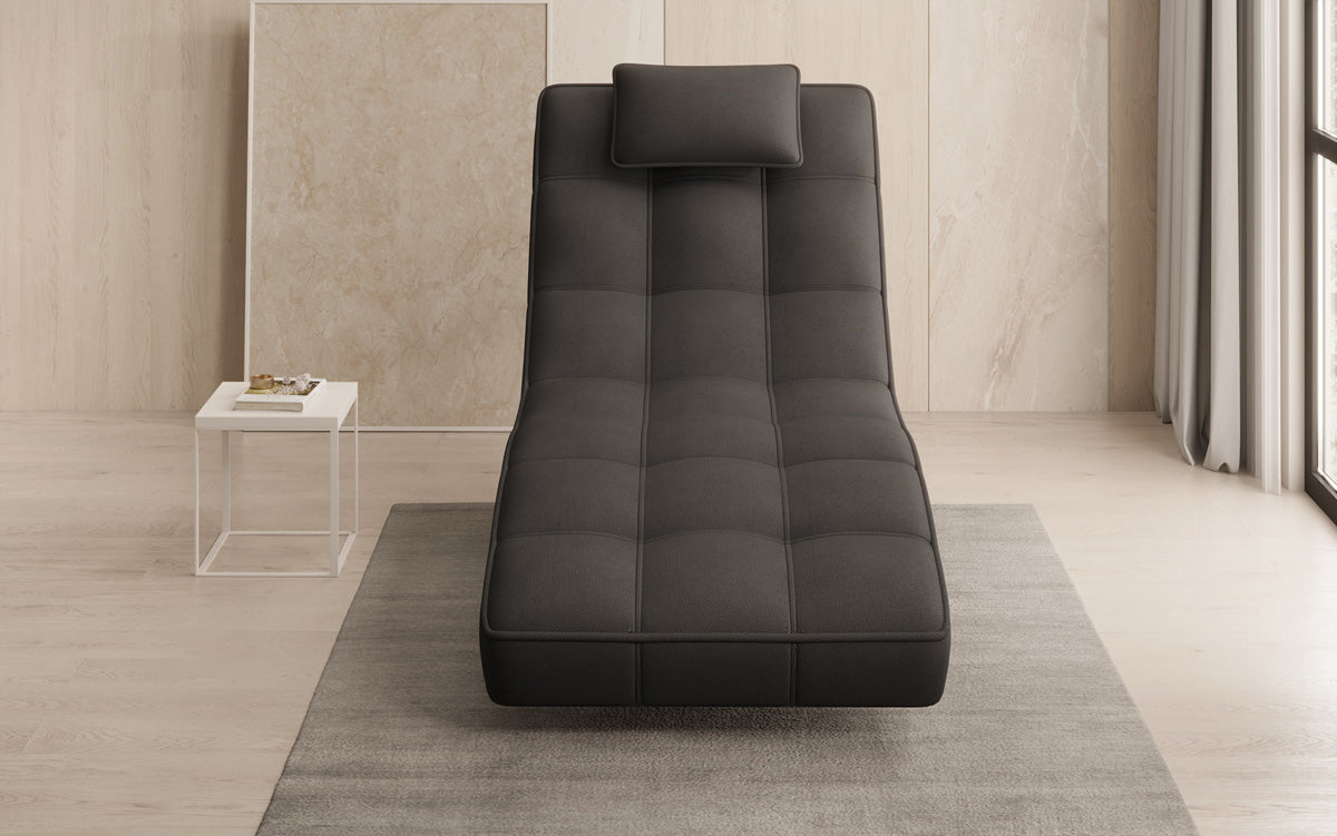 Designer Relax-Liege Livara Stof med drejefunktion