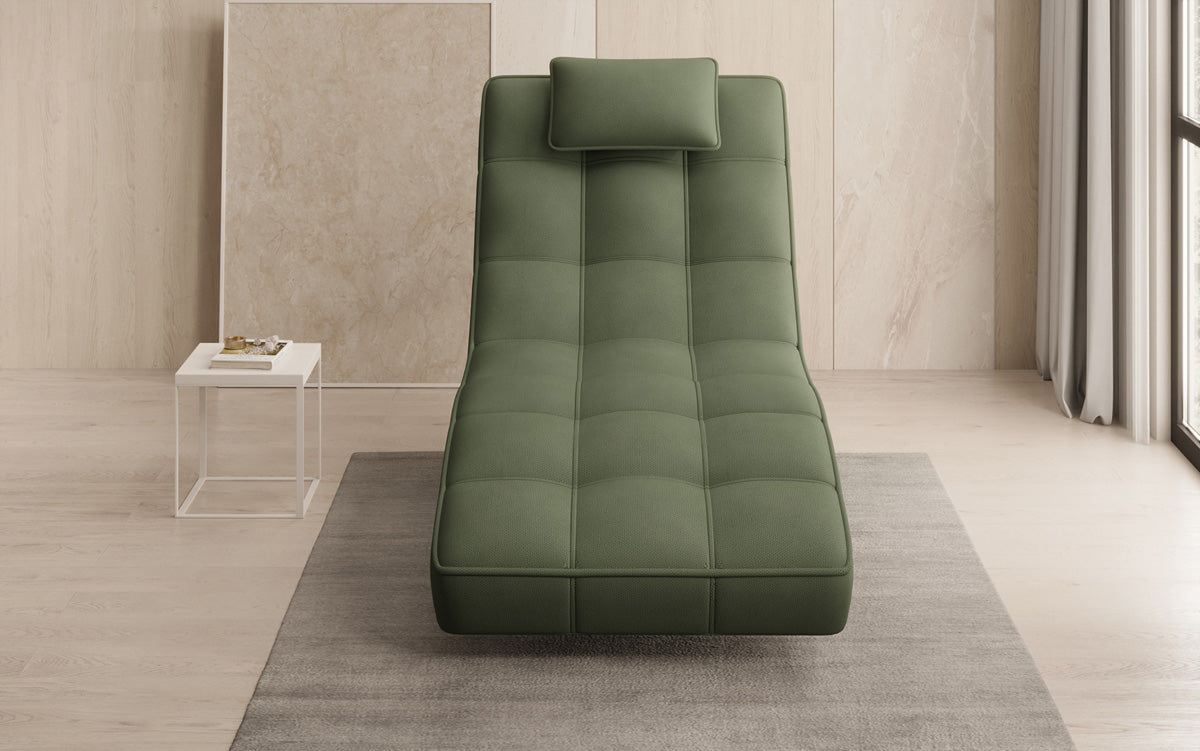 Designer Relax-Liege Livara Stof med drejefunktion