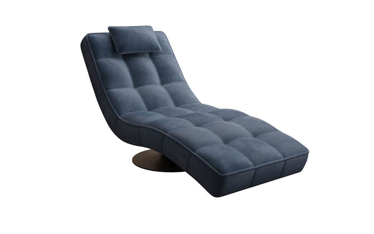 Designer afslapningsstol Livara Velour med drejefunktion