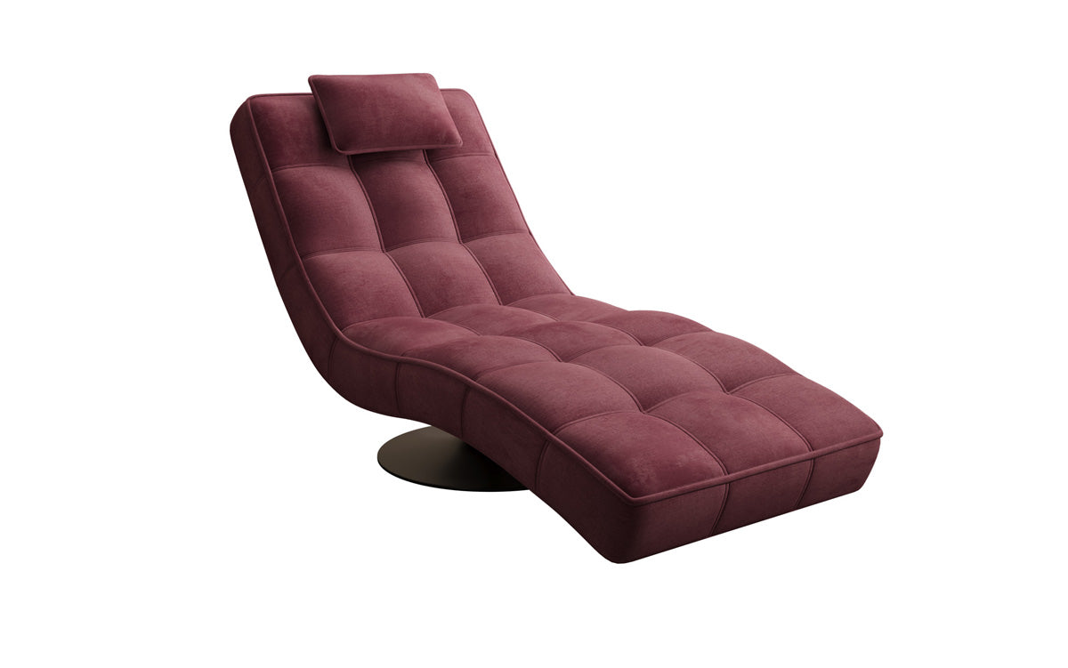 Designer afslapningsstol Livara Velour med drejefunktion