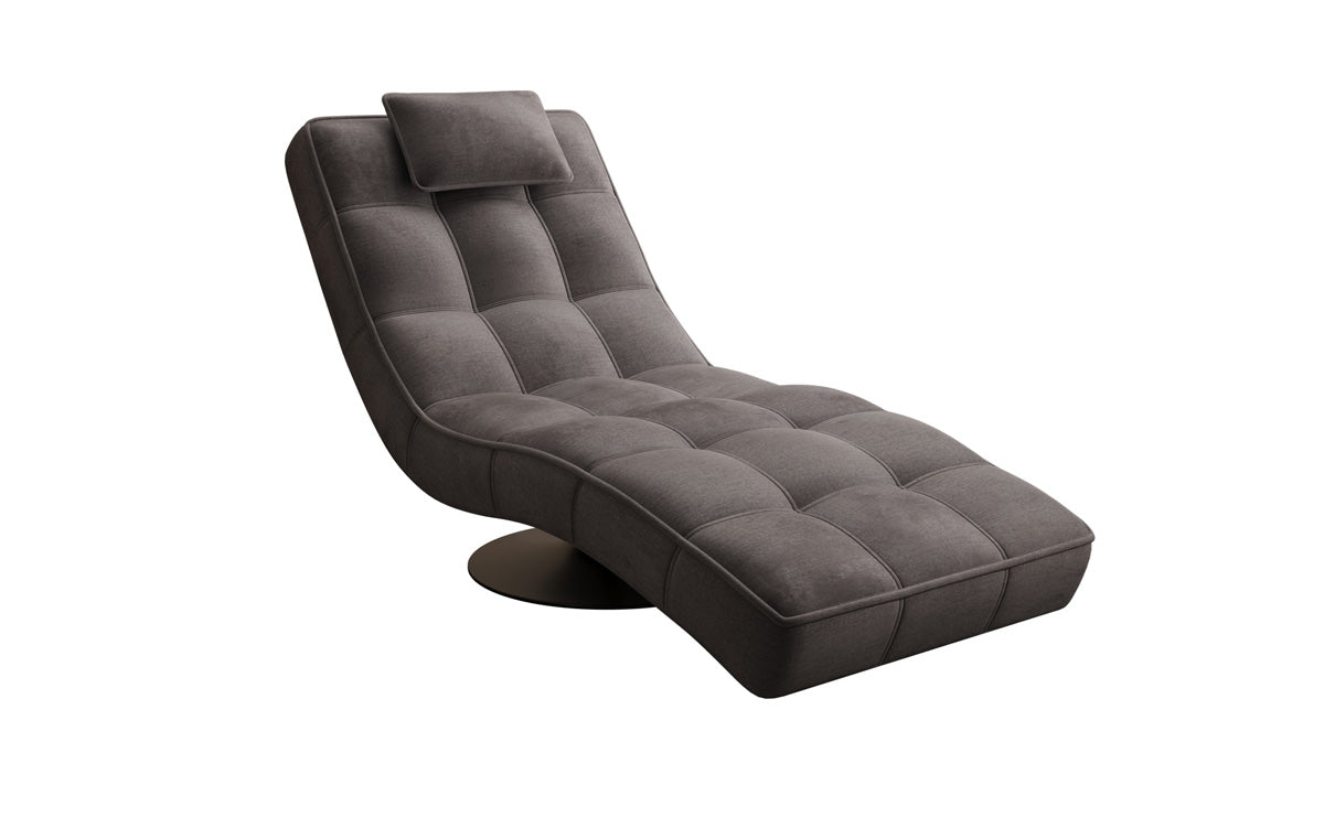 Designer afslapningsstol Livara Velour med drejefunktion