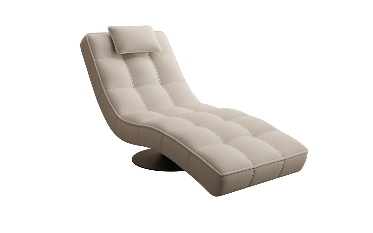 Designer Relax-Liege Livara Stof med drejefunktion