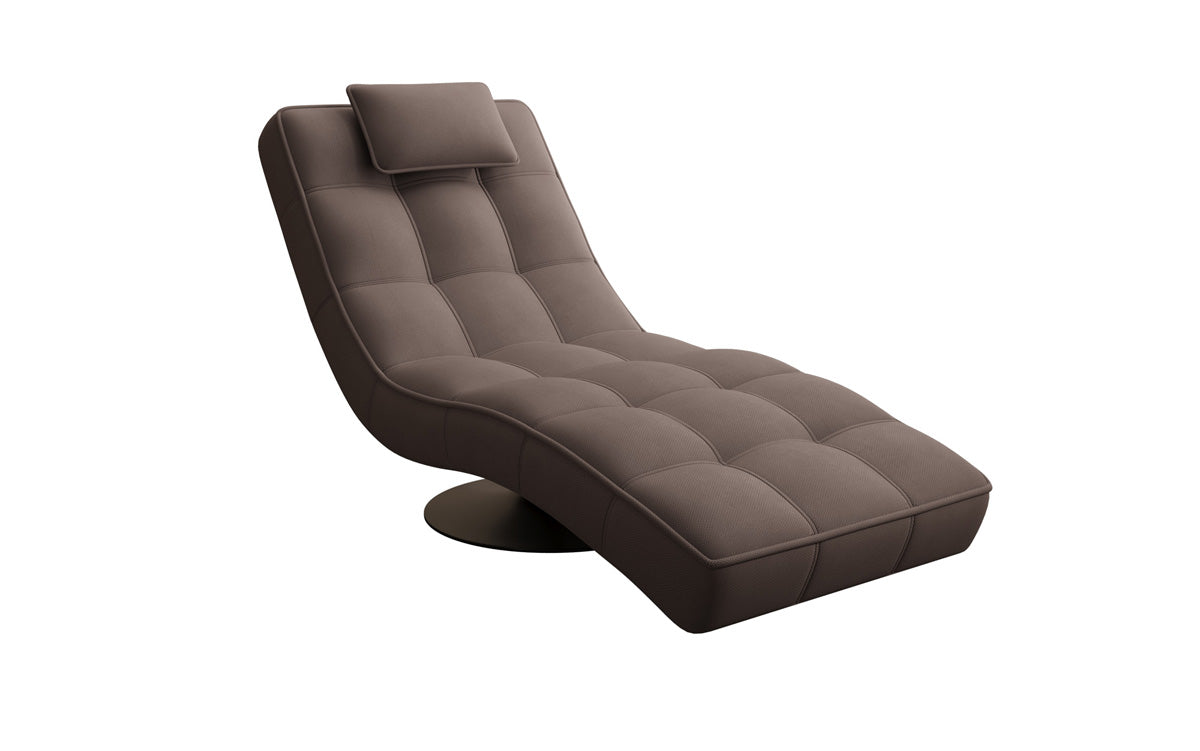 Designer Relax-Liege Livara Stof med drejefunktion