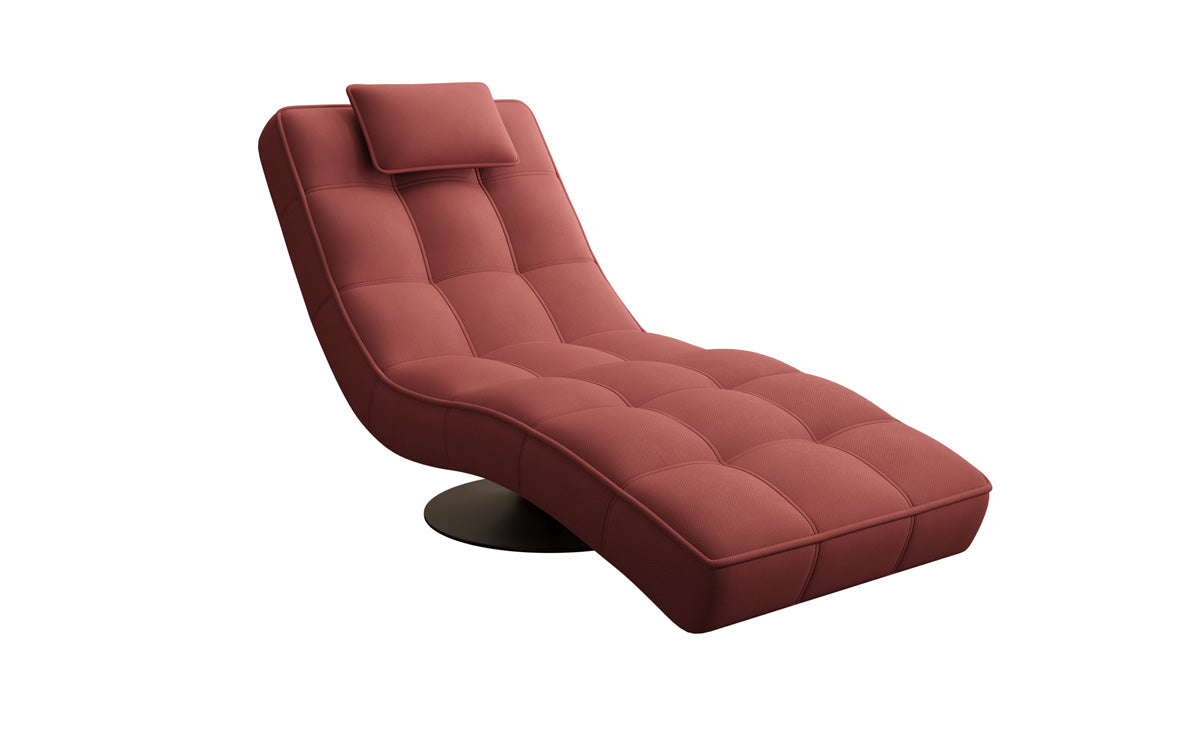 Designer Relax-Liege Livara Stof med drejefunktion