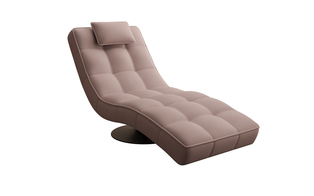 Designer Relax-Liege Livara Stof med drejefunktion