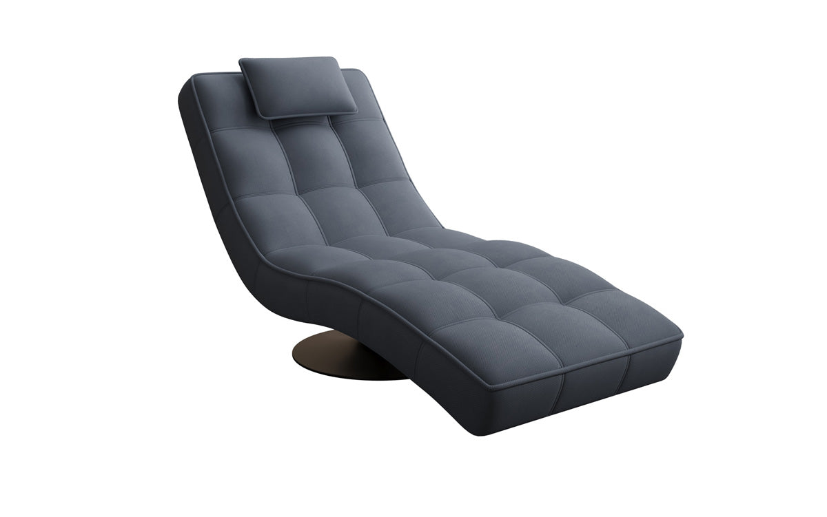 Designer Relax-Liege Livara Stof med drejefunktion