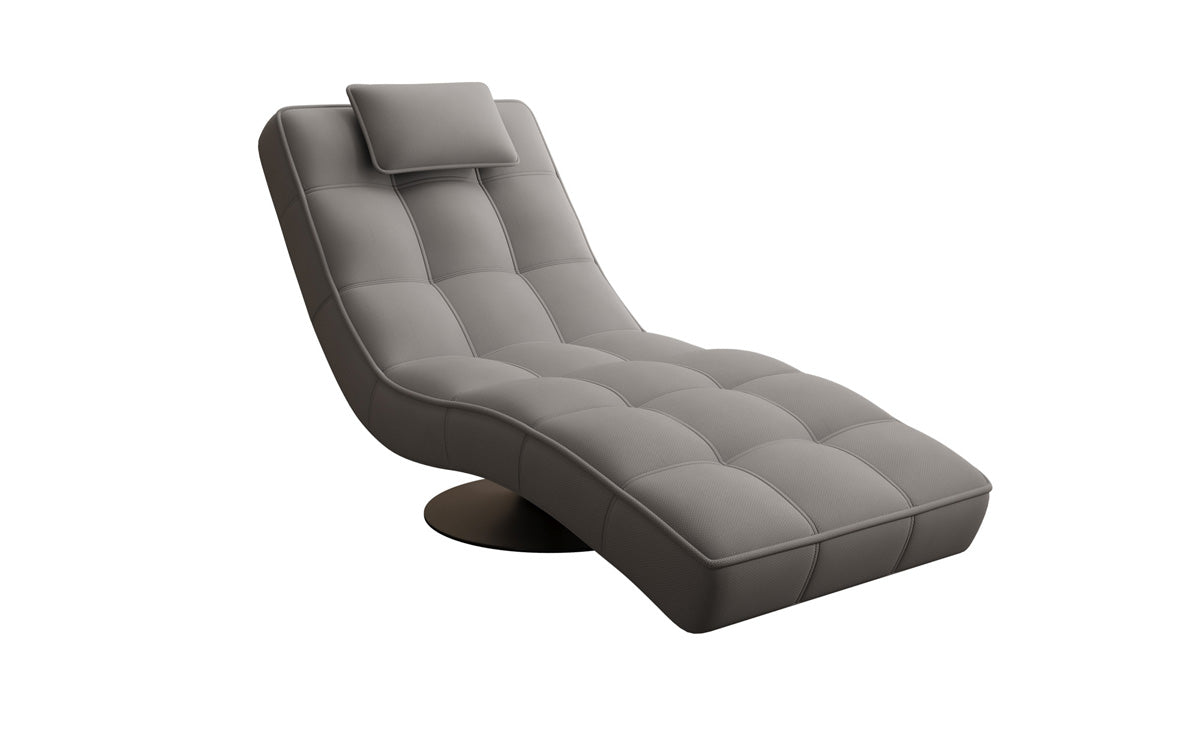 Designer Relax-Liege Livara Stof med drejefunktion