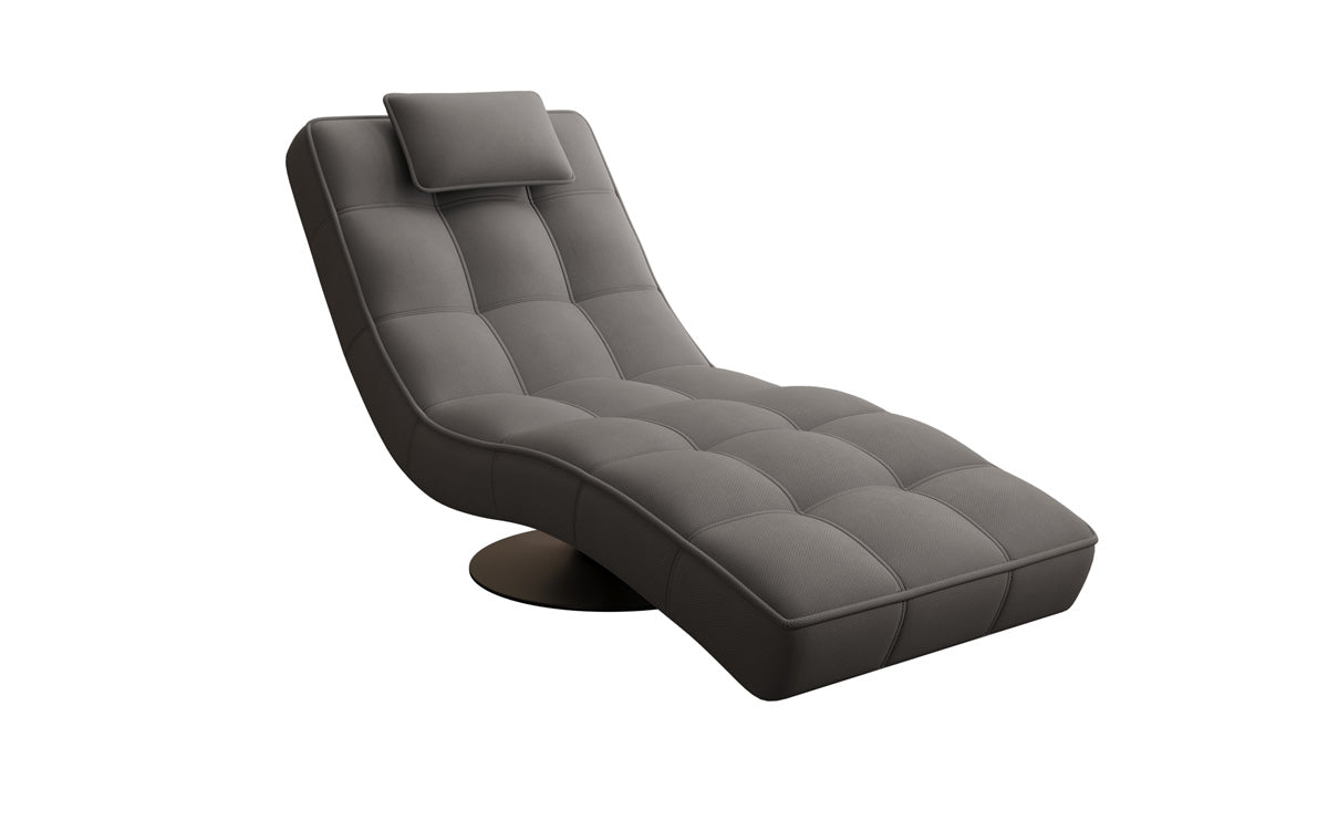 Designer Relax-Liege Livara Stof med drejefunktion
