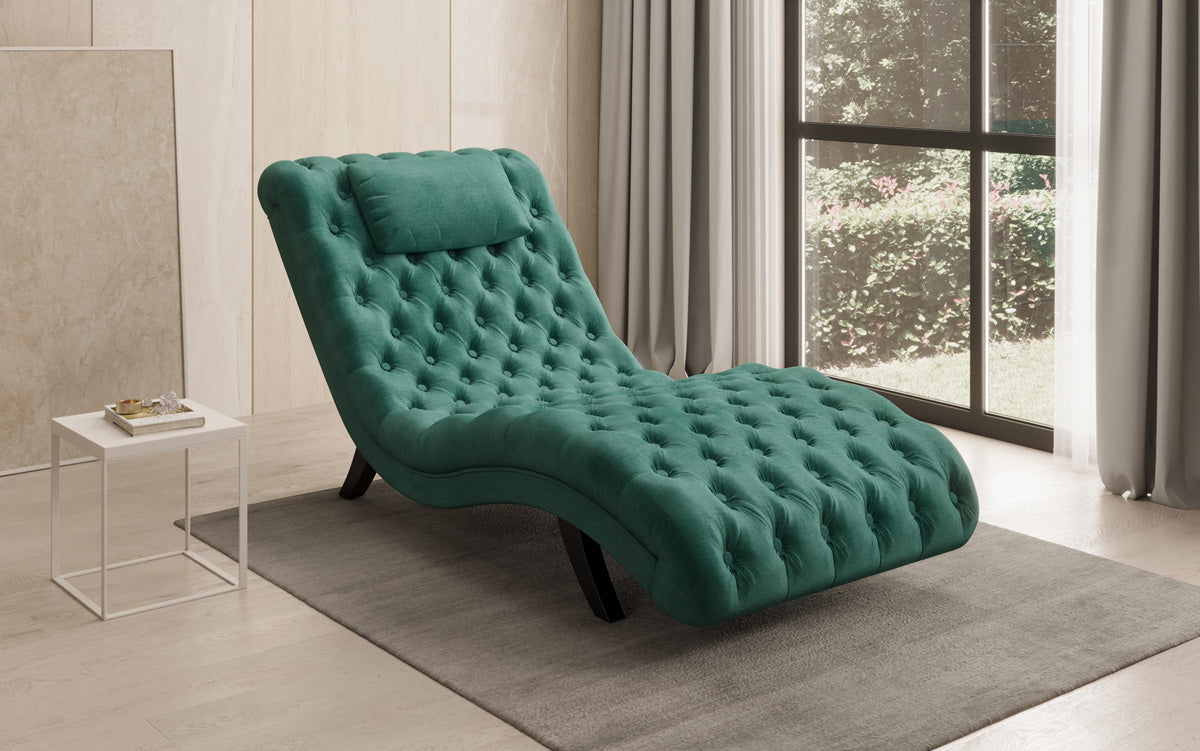 Designer Relax-Liege Elarion in Velour