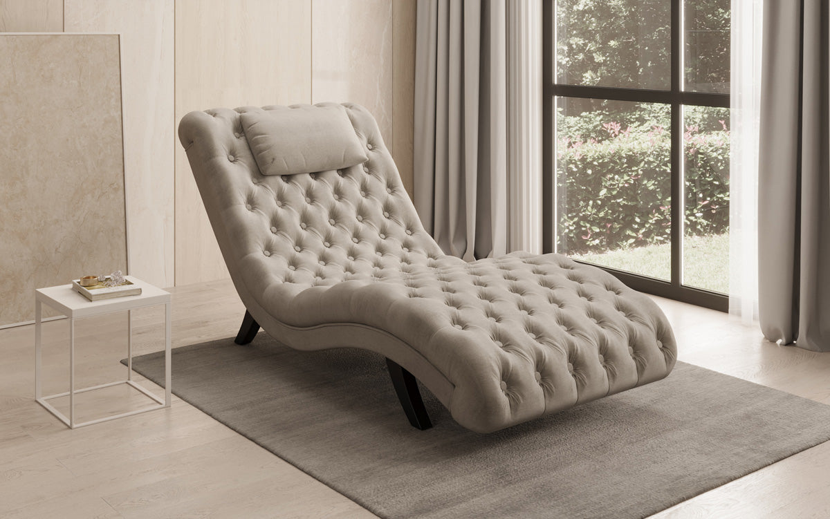 Designer Relax-Liege Elarion in Velour