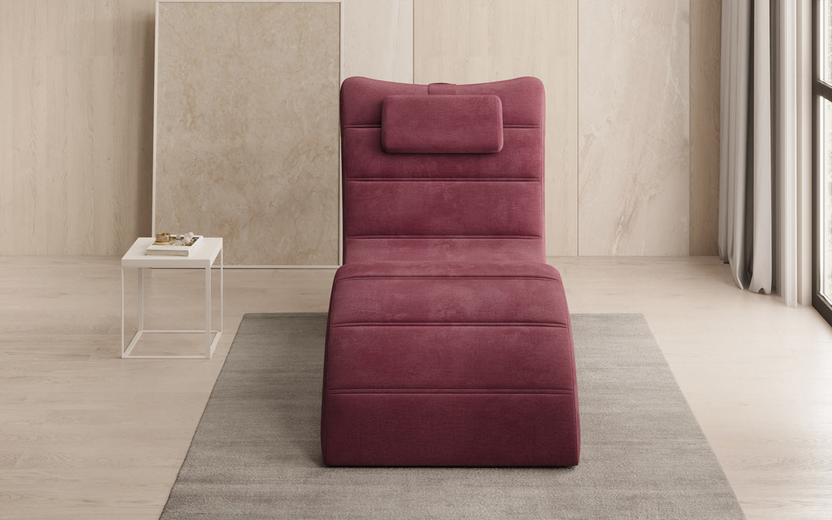 Designer afslapningsstol Leon i Velour