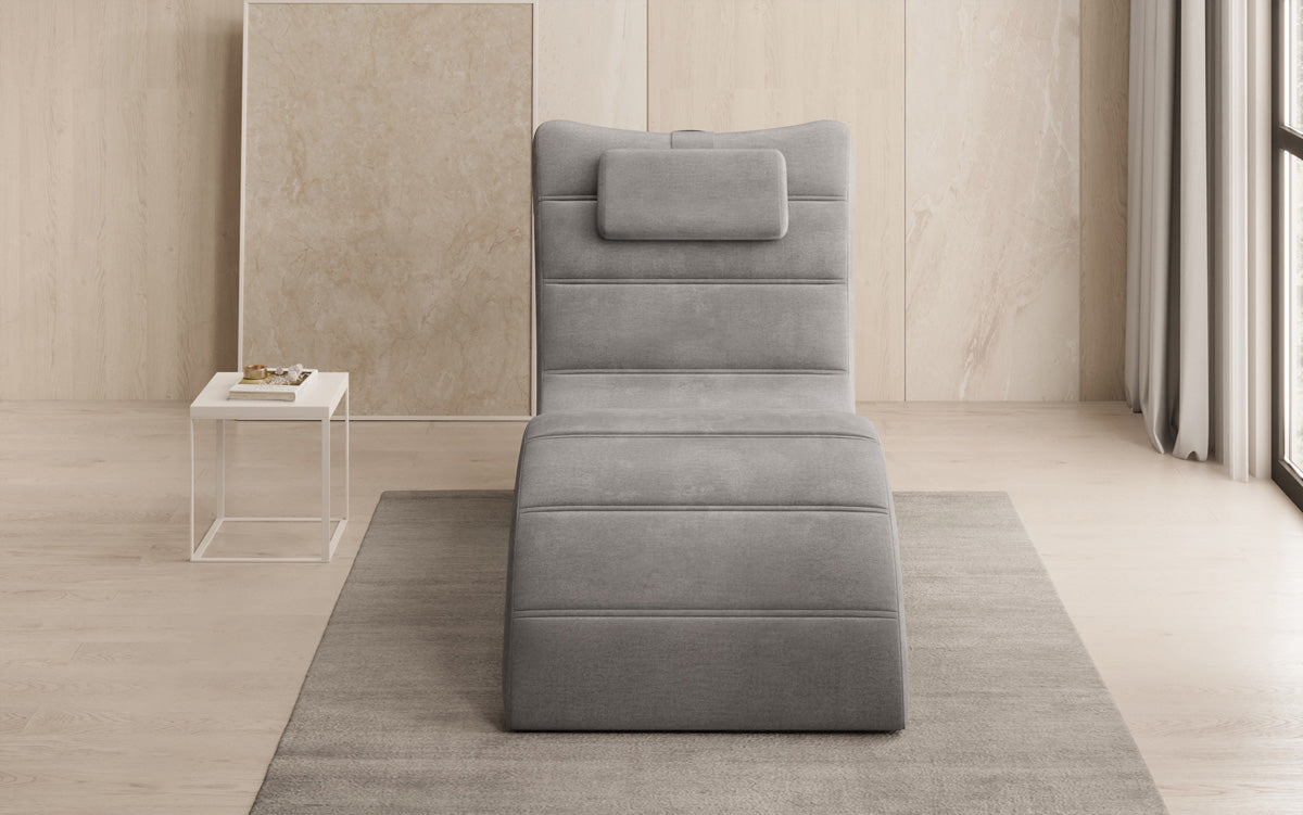 Designer afslapningsstol Leon i Velour