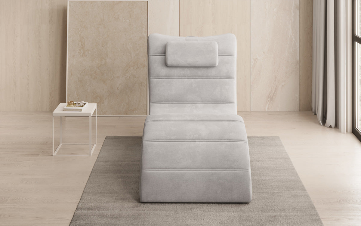 Designer afslapningsstol Leon i Velour