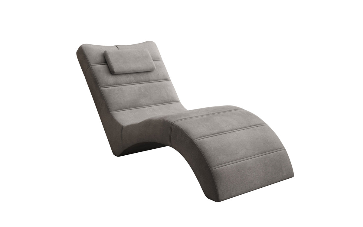 Designer afslapningsstol Leon i Velour
