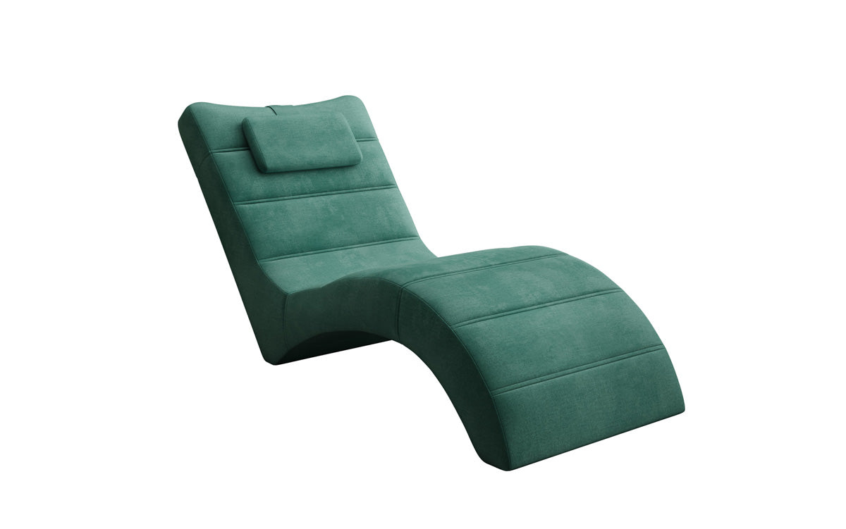 Designer afslapningsstol Leon i Velour