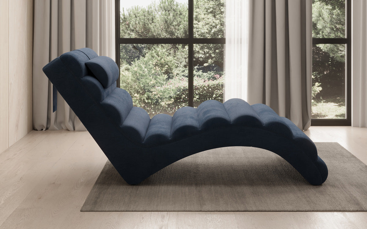 Designer afslapningsstol Malina i Velour