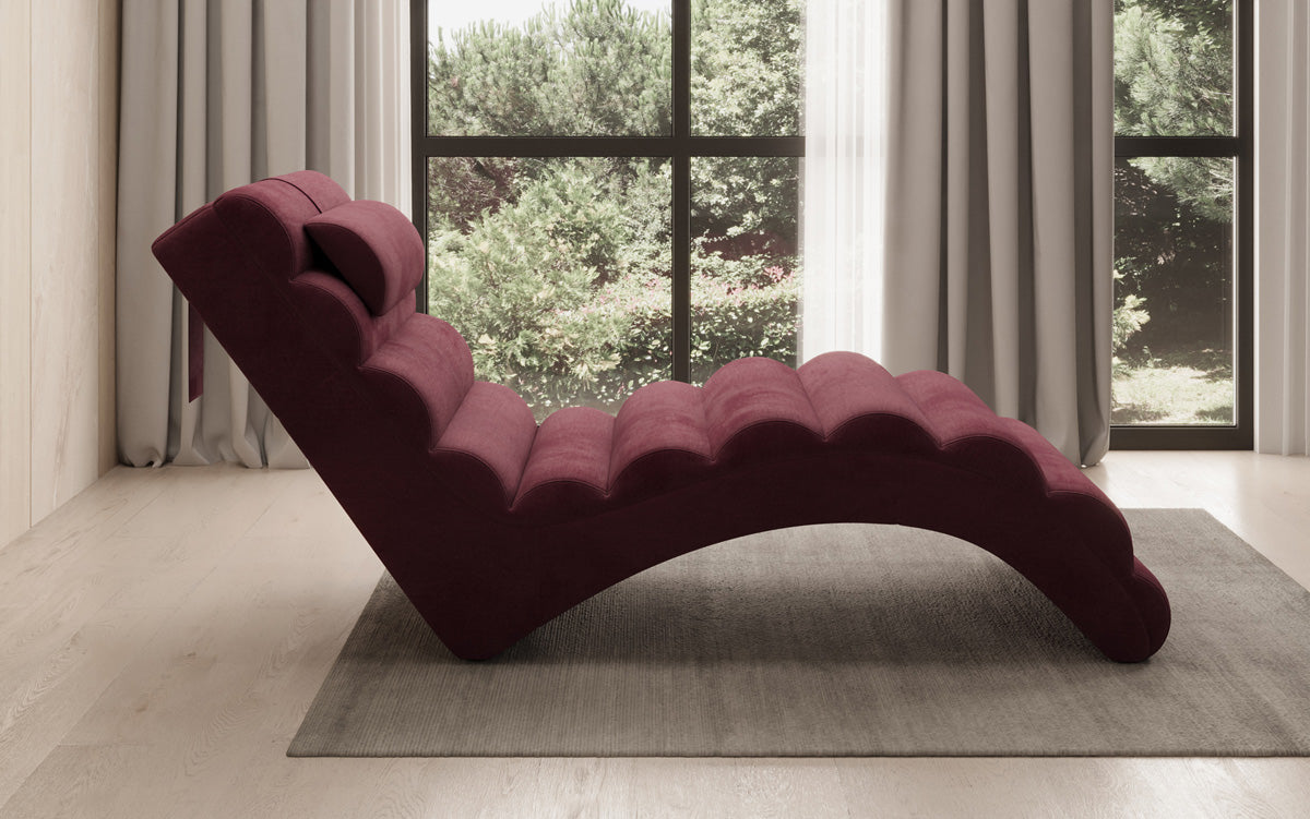 Designer afslapningsstol Malina i Velour