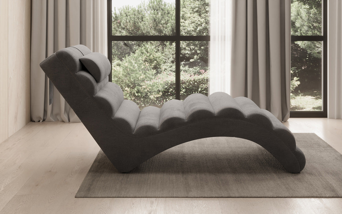 Designer afslapningsstol Malina i Velour