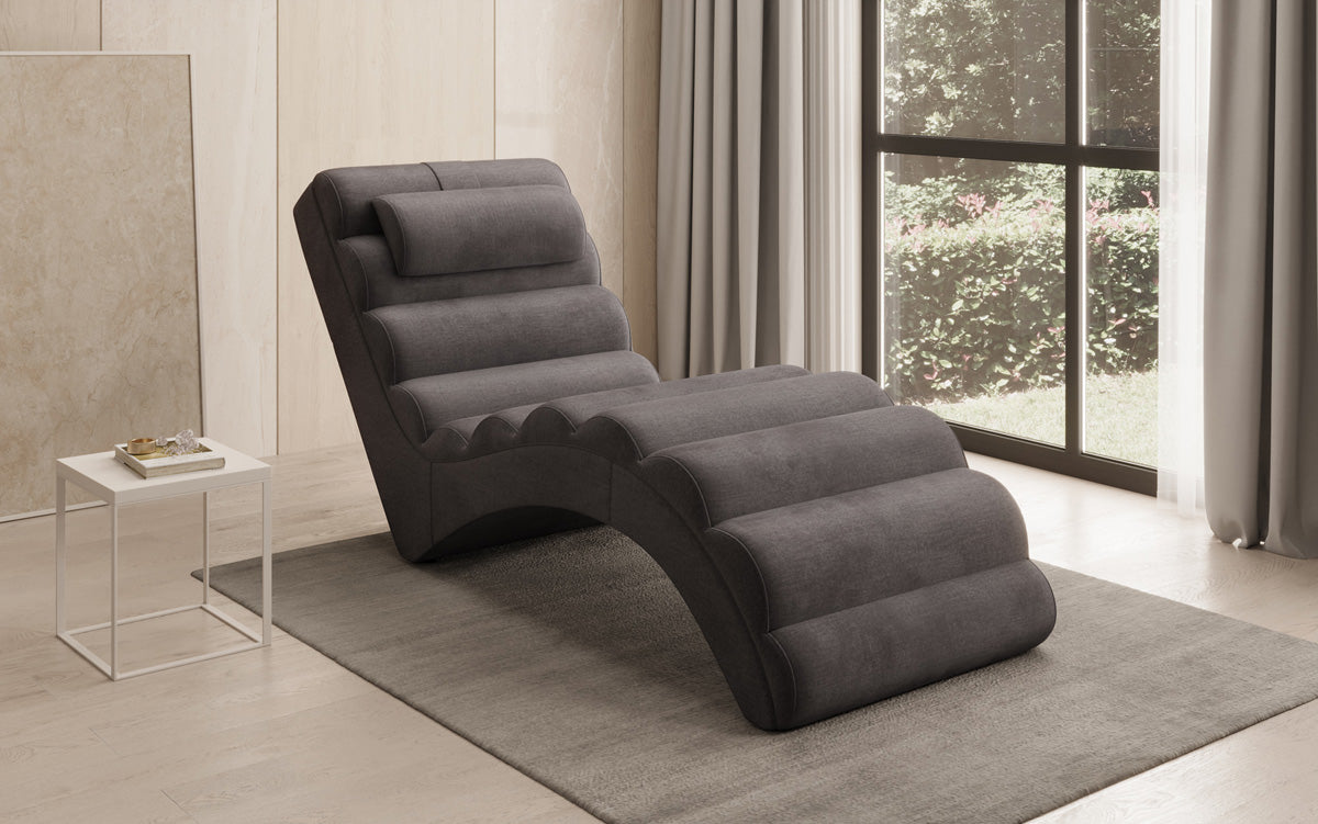 Designer afslapningsstol Malina i Velour