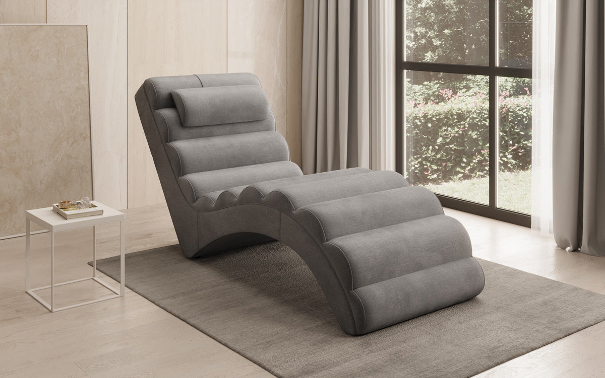 Designer afslapningsstol Malina i Velour