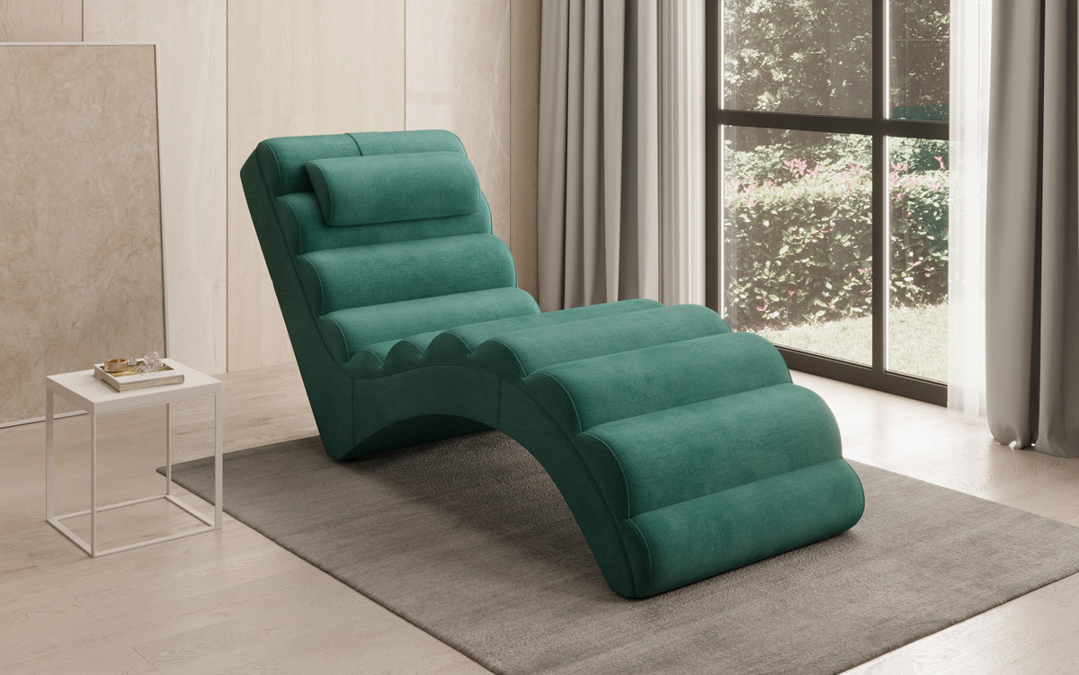 Designer afslapningsstol Malina i Velour