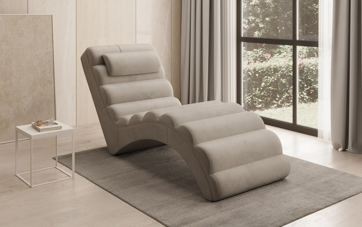 Designer afslapningsstol Malina i Velour